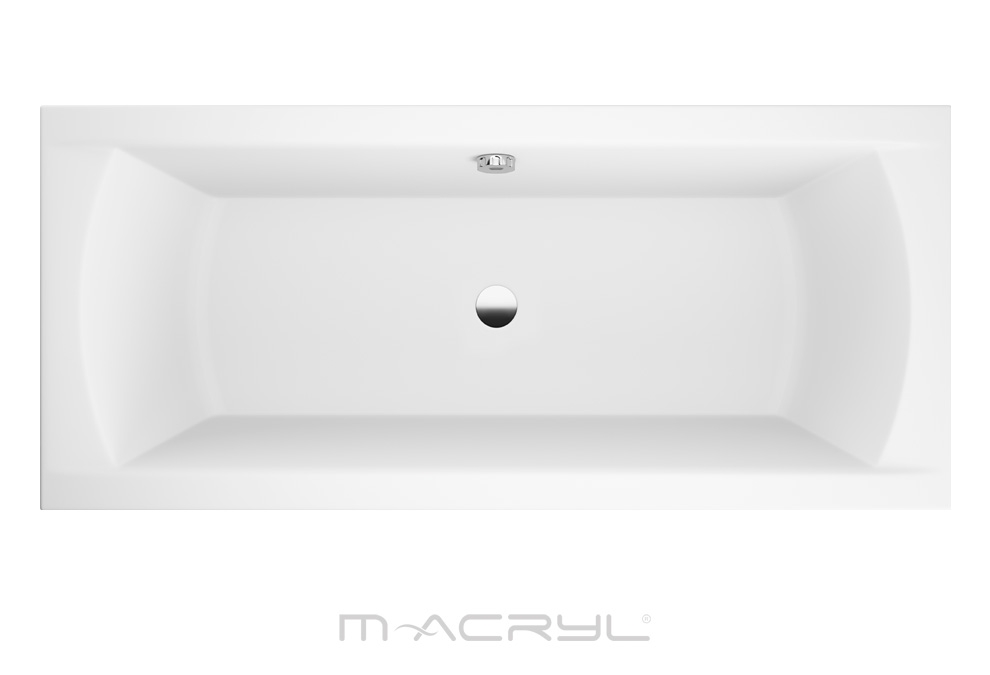 M-Acryl Noé 190x90 cm egyenes akril kád + ajándék vízszintező kádláb és peremrögzítő csomag