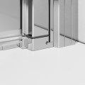 M-Acryl NES PND I 120 kádparaván, Easy clean bevonattal, balos vagy jobbos kivitelben