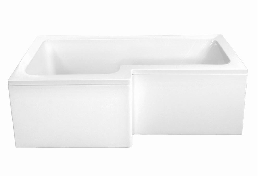 Linea aszimmetrikus akril kád 160x70/85 balos